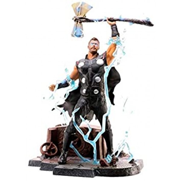 DIAMOND SELECT TOYS Marvel Gallery: Avengers Infinity War Movie Thor PVC 디오라마 피규어, 스탠다드, 블랙