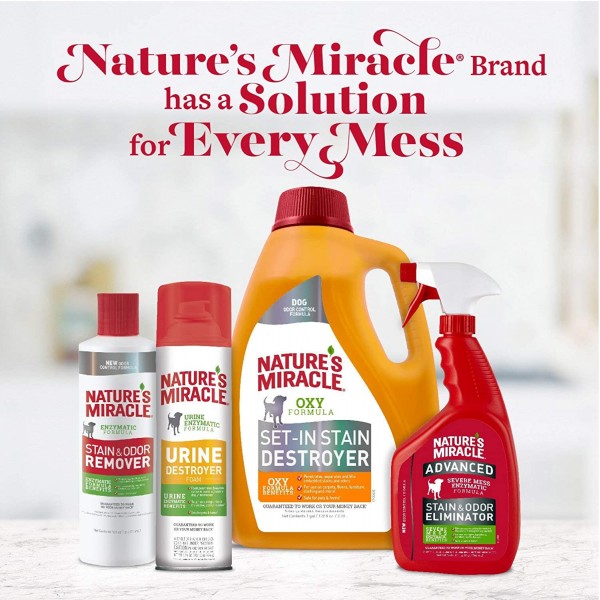 Nature\'s Miracle Stain & 냄새 제거제 트리거 스프레이