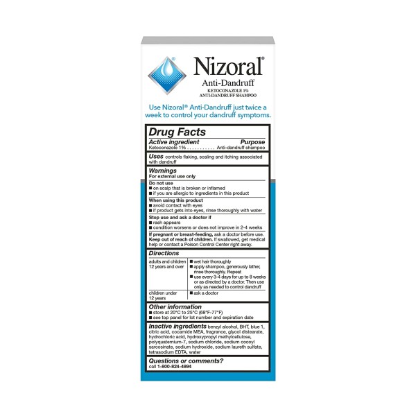 Nizoral AD 비듬 방지 샴푸, 신선한, 4 Fl Oz