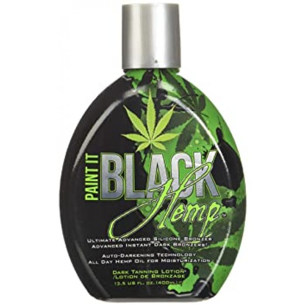 Millennium Tanning Products - Paint It Black Hemp Bronzer & 다크 태닝 로션 - 13.5온스