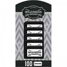 Wilkinson Sword Classic Double Edge (DE) Razorblades - 100 Blades