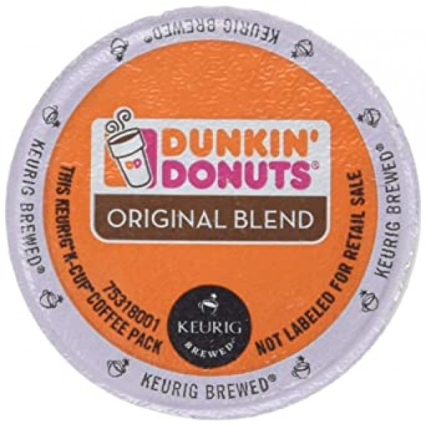 Keurig K Cup Brewers를 위한 Dunkin Donuts 오리지널 플레이버 커피 K-컵 (48개)