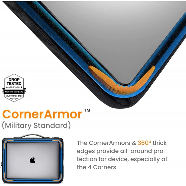 tomtoc 360 보호용 노트북 슬리브 14형 MacBook Pro M1 Pro/Max 2021 A2442, 13.5-14.4 Surface 노트북 스튜디오 2021/4/3/2/1, Surface Book 3/2/1, 13.3 Old MacBook Air용 노트북 가방 케이스 /찬성