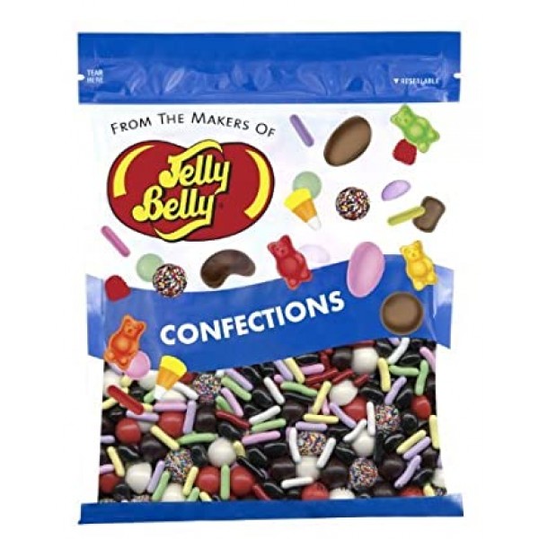 Jelly Belly Licorice Bridge Mix - 1파운드(16온스) 재밀봉 가능한 가방 - 정품, 공식, 출처에서 직접