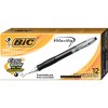 BIC Velocity Retractable 볼펜, 미디엄 포인트(1.0mm), 블랙, 12개수