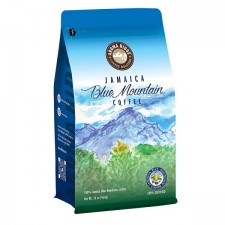 Aroma Ridge Jamaica Blue Mountain(R) 피베리 커피, 100% 순수, 전체 콩 커피, 신선하게 로스팅, 16온스 미디엄 로스트 | 코코아가 들어간 싱글 오리진 커피 | 미식가 커피 콩