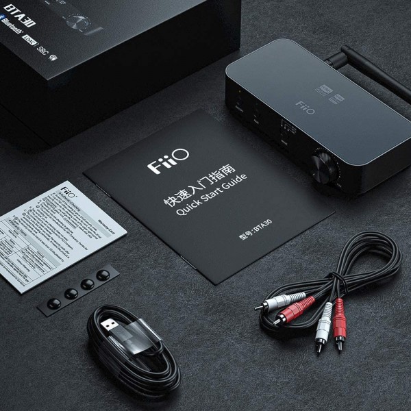 FiiO BTA30 송신기 수신기 무선 블루투스 5.0 PC/TV/스피커/헤드폰용 장거리