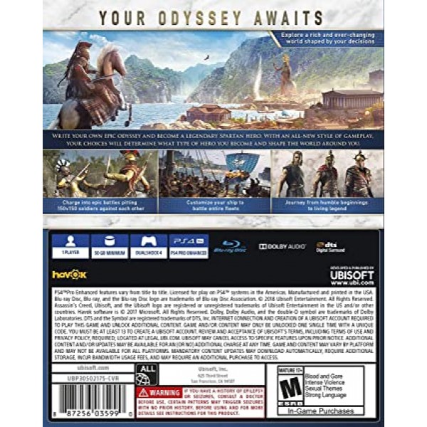 Assassin\'s Creed Odyssey - PlayStation 4 스탠다드 에디션