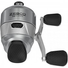 Zebco 33 Platinum Spincast Reel, 5개의 볼 베어링(4개의 클러치), 부드러운 다이얼 조정 가능한 드래그가 있는 즉각적인 역회전 방지, 강력한 전체 금속 기어 및 10파운드 케이준 라인으로 감긴 스풀