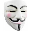 V for Vendetta Mask, Anonymous Guy Fawkes Halloween Mask - Hacker Mask