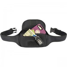 Tune Belt 방수 Running 허리 Belt 휴대폰 Holder 팩 여성, 모든 휴대폰에 맞는 파우치 / 부피가 큰 케이스, iPhone 11 12 13 Pro Max, 걷기, 운동, 하이킹 및amp; 여행(검정)