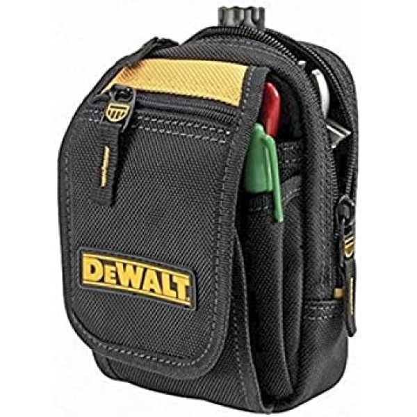 Custom Leathercraft DEWALT DG5104 액세서리 파우치 블랙, 옐로우