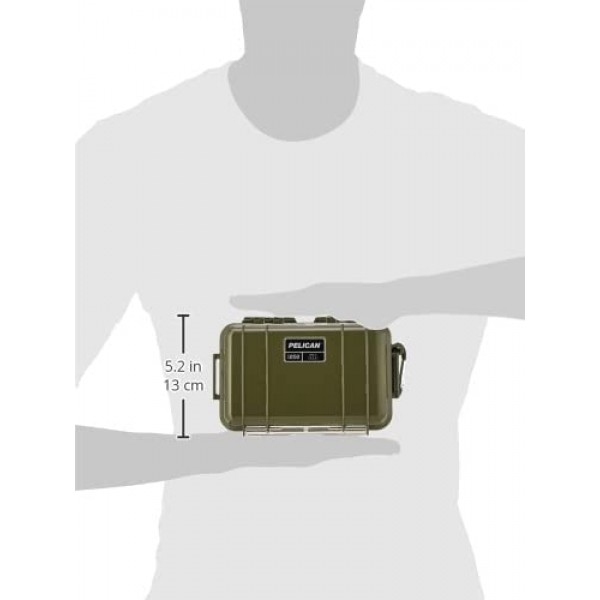 Pelican 1050 Micro Case - iPhone, GoPro, 카메라 등용(OD Green)