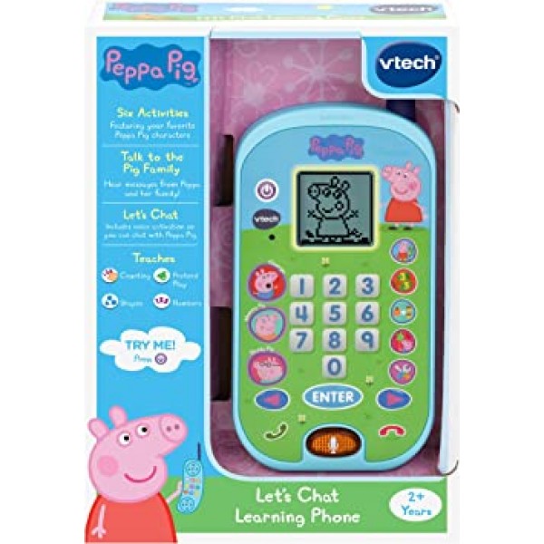 VTech Peppa Pig Let\'s Chat Let\'s Chat Learning Phone