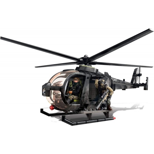 Mega Construx Call of Duty Special Ops Copter Construction Set with 캐릭터 피규어, 수집가를 위한 조립 장난감(363개) [Amazon 독점]