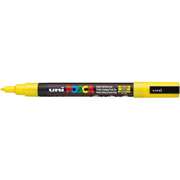 uni-posca 페인트 마커 펜 - 파인 포인트 - 8개 세트(PC-3M8C), 멀티컬러