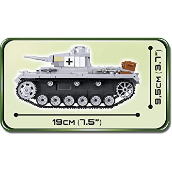 COBI - 소형 육군 PZKPFW III AUSF.E(475 PCS)