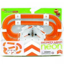 HEXBUG nano V2 Neon Infinity Loop - 배터리가 포함된 어린이용 전동 로봇 버그, 자율 제어 어린이용 장난감