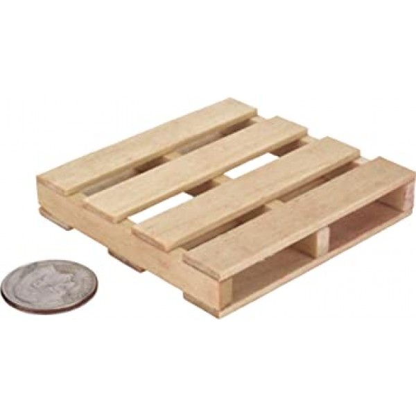 Acacia Grove Mini Red Bricks with Pallet, 100팩, 1/12 스케일