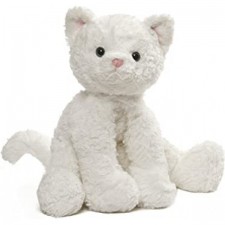 GUND Cozys Collection 고양이 인형, 화이트, 10