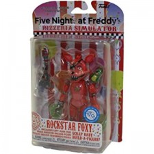 Funko Five Nights at Freddy's Pizza Simulator - Rockstar Foxy 소장 피규어, 멀티컬러