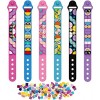 SIENON Bracelets 6PCS, Kids Building Blocks Dots Bracelets, DIY Creative Craft Bracelet 만들기 Kit for Kids, 우정 Bracelets, Dots Construction Toys Kit for Birthday for Girls Boys