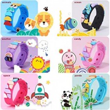 SIENON Bracelets 6PCS, Kids Building Blocks Dots Bracelets, DIY Creative Craft Bracelet 만들기 Kit for Kids, 우정 Bracelets, Dots Construction Toys Kit for Birthday for Girls Boys