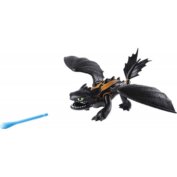 Dreamworks Dragons, Toothless and Hiccup, Dragon with Armored Viking Figure, 4세 이상 어린이용