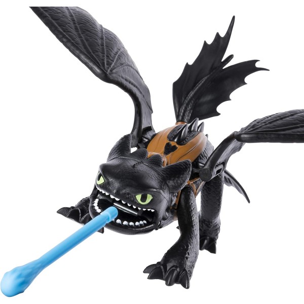 Dreamworks Dragons, Toothless and Hiccup, Dragon with Armored Viking Figure, 4세 이상 어린이용