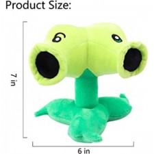 Maikerry 1 PC PVZ Gargantua Plants VS Zombies 봉 제 Toy 박제 Soft Doll Two-Headed Pea New