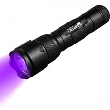 UltraFire Black Light UV 손전등, Super Power UV 395-405 nm LED WF-502B Blacklight 손전등 누출 감지기, 애완 동물 소변 얼룩, 빈대 (포함되지 않음)