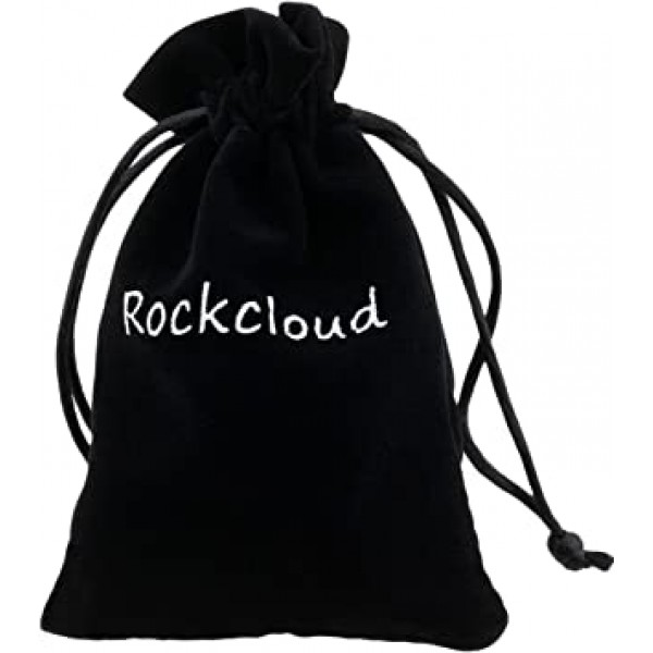 Rockcloud 치유 수정 자수정 피라미드 형이상학적 돌 입상