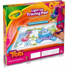 Crayola Trolls Light Up Tracing Pad 선물, 6세 소녀용 장난감