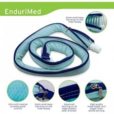 EnduriMed CPAP 호스 커버 6피트 - 히팅 튜빙용 컴포트 슬리브 - 100% 피부에 안전한 품질, 지퍼가 있는 튜빙 랩 절연체 - 부드러운 패브릭 랩, 응축 없음 - 절연 CPAP 튜브 커버