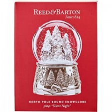 Reed and Barton North Pole Bound 크리스마스 Snowglobe 867074 신규