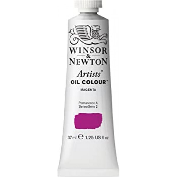 윈저 & Newton Artists\' 오일 컬러 페인트, 37-ml 튜브, 마젠타