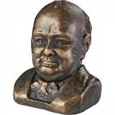 디자인 Toscano Sir Winston Churchill(1874-1965) 주조 주철 조각 흉상, 청동