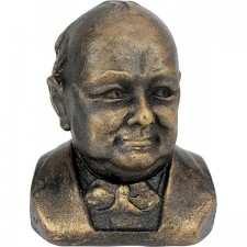 디자인 Toscano Sir Winston Churchill(1874-1965) 주조 주철 조각 흉상, 청동