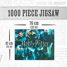 해리 포터 1000개 조각 직소 퍼즐 - 30인치 x 24인치 - 공식 라이센스 상품