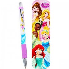 Disney Princess Pens and Bookmarks Ultimate Bundle - 6 팩 Princess School Supplies Office Decor 디즈니 Princess Pens and Bookmarks Elsa, Anna, Ariel, Belle, And More (Disney Office Supplies)