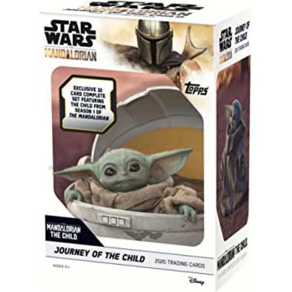 Topps The Mandalorian: Journey of the Child 스타워즈 트레이딩 카드 블래스터 박스 - 베이비 요다가 등장 | 일러스트 카드 & 병렬, 다중 색상