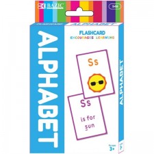 BAZIC Alphabet 유아용 플래시 카드, 팩당 36개