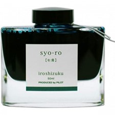 파일럿 이로시즈쿠 만년필 잉크 - 50ml 병 - Syo-ro Pine Tree Dew (Gray Turquoise) (일본 수입)