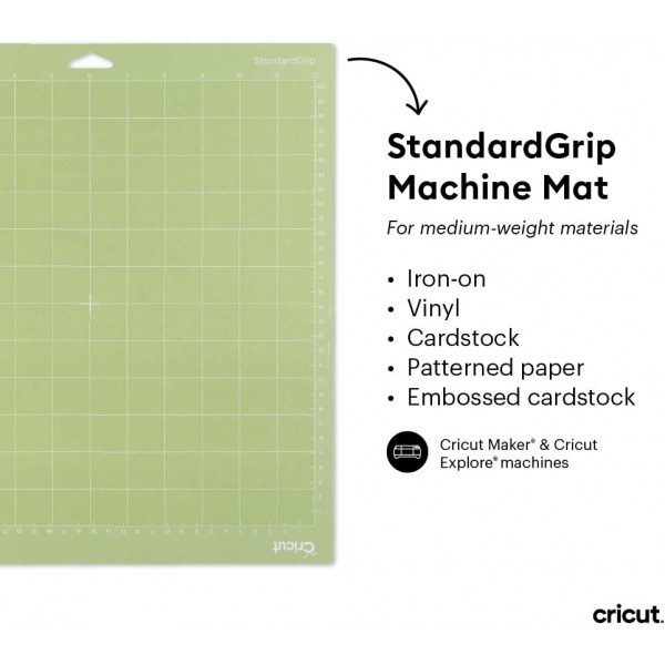 Cricut Standardgrip 커팅 매트 3팩 AMZ, 12\