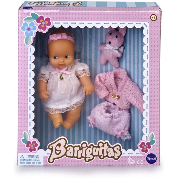 Barriguitas - 핑크 옷과 동물 니트 아기 세트 (유명 700015698) 핑크