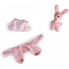 Barriguitas - 핑크 옷과 동물 니트 아기 세트 (유명 700015698) 핑크