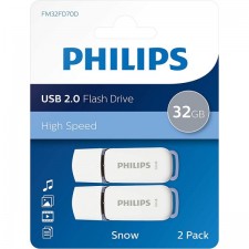 Philips USB 2.0 32Go/GB Snow Edition Gris 2팩