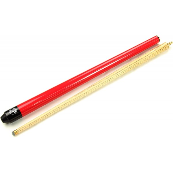 Jonny 8 Ball RED JET JUNIOR 48인치 2개 애쉬 풀 스누커 큐 ​​- 10mm 팁