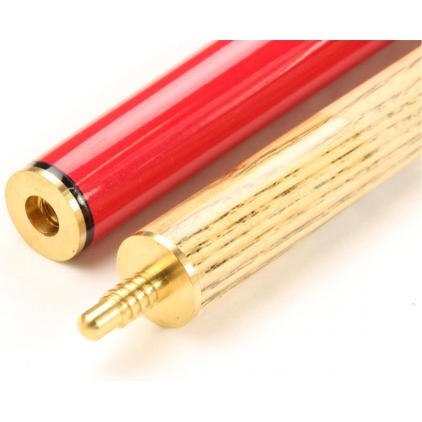 Jonny 8 Ball RED JET JUNIOR 48인치 2개 애쉬 풀 스누커 큐 ​​- 10mm 팁