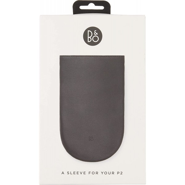 Bang & Olufsen Beoplay P2 스피커용 가죽 슬리브 - 블랙 블랙 P2 스피커 슬리브